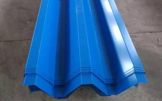 Color coated steel plate