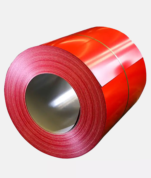 Red and blue RAL series color coated steel